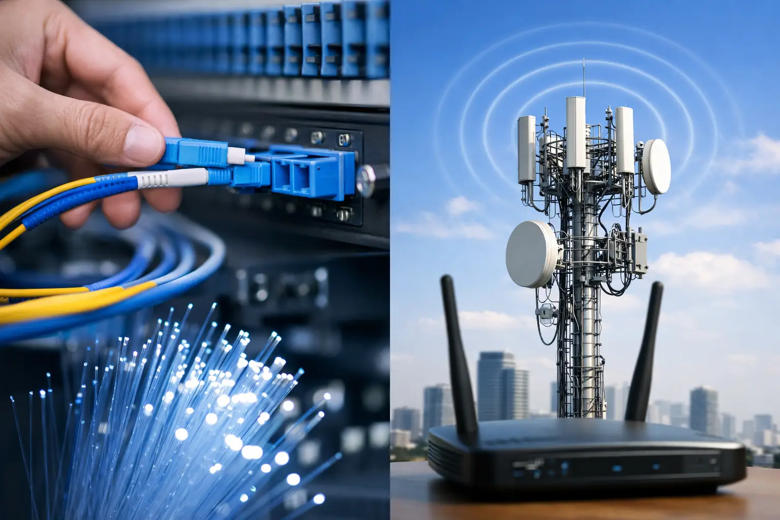 Fiber Cabling vs Wireless Networks